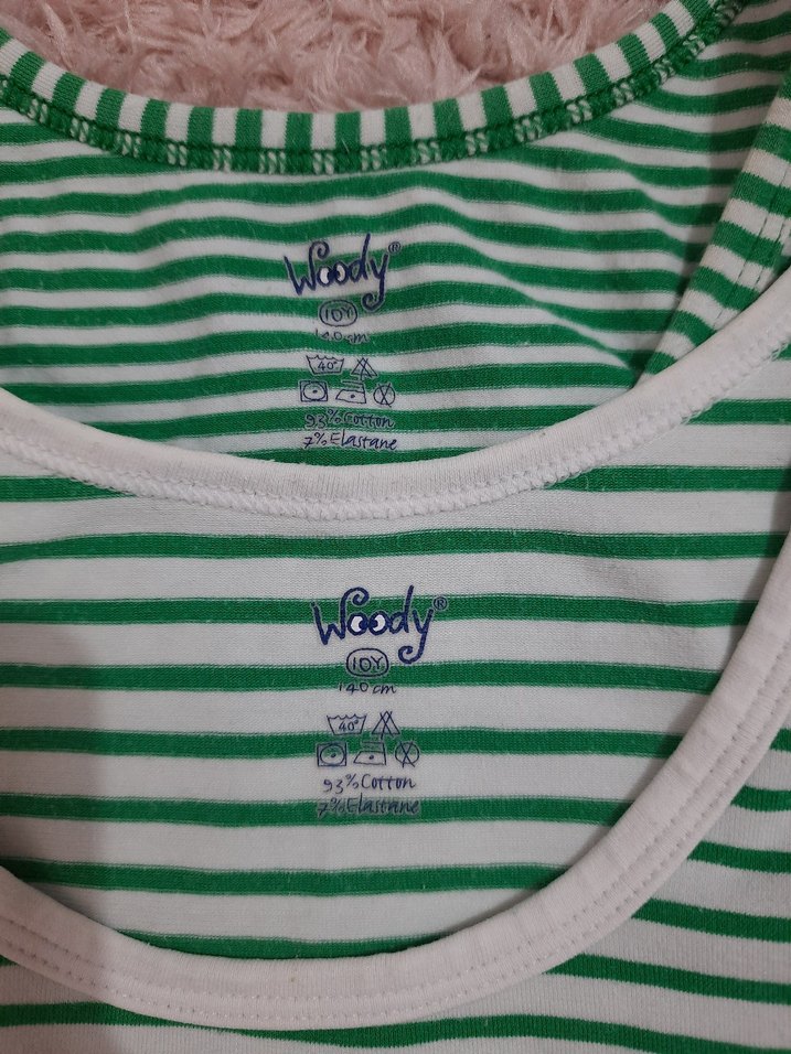 Yeşil Çizgili Bebek atleti 2'li - Görsel 2