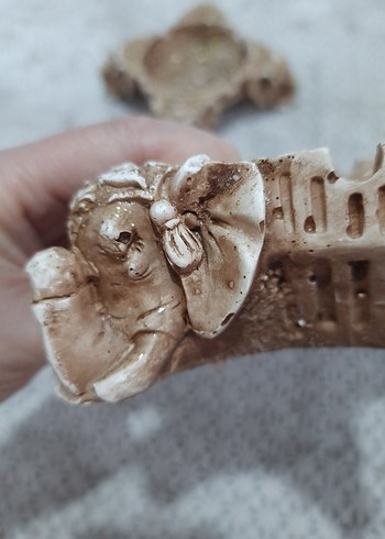 Bej Detaylı Dekoratif küllük - Görsel 7