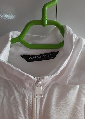 Kadın Beyaz Uzun Kollu Keten Ceket - Görsel 2