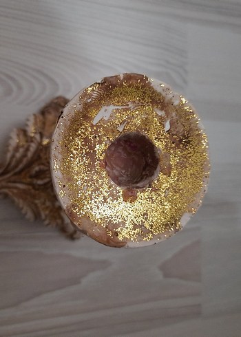 Bej Dekoratif Mumluk - Görsel 3