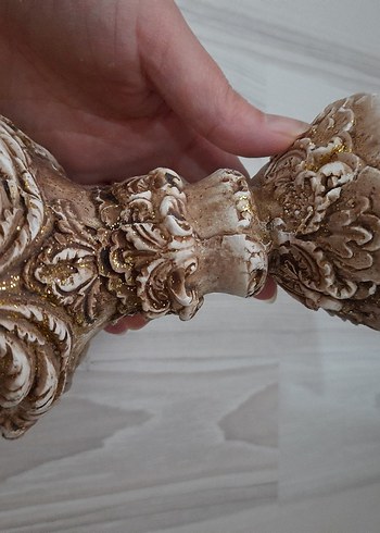 Bej Dekoratif Mumluk - Görsel 2