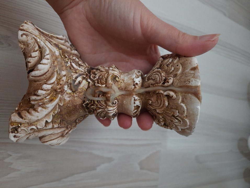 Bej Dekoratif Mumluk - Görsel 4