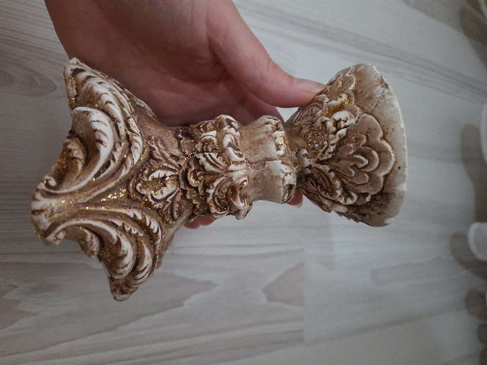 Bej Dekoratif Mumluk - Görsel 2