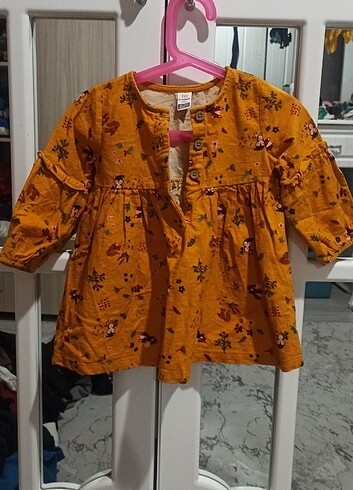 LC Waikiki Lcv hardal kız çocuk elbise