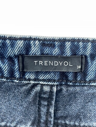 34 Beden mavi Renk Trendyol & Milla Jean / Kot %70 İndirimli.