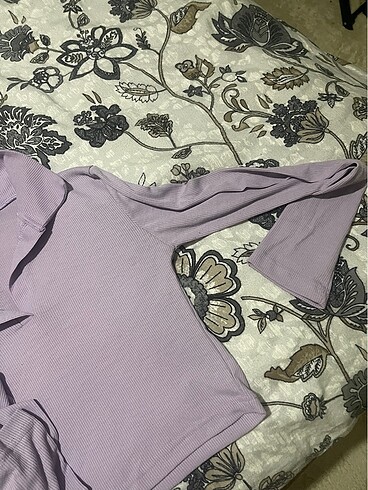 40 Beden Yakalı crop bluz