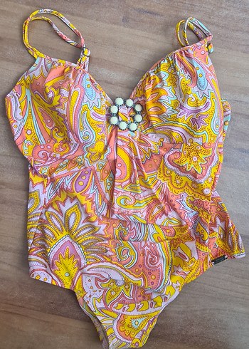 Etnik desenli renkli mayo - Görsel 3