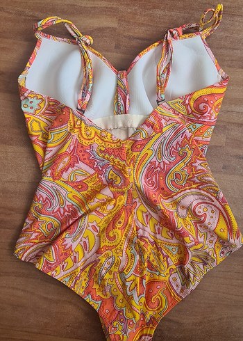 Etnik desenli renkli mayo - Görsel 5