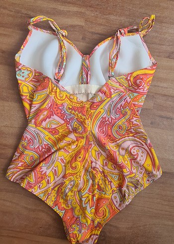 Etnik desenli renkli mayo - Görsel 4