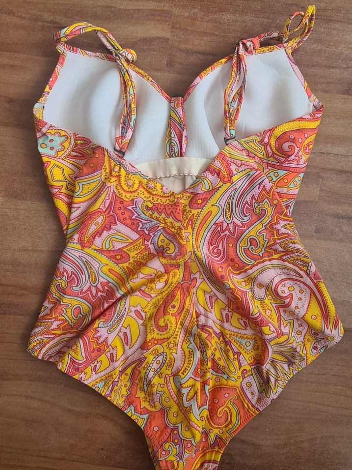 Etnik desenli renkli mayo - Görsel 5