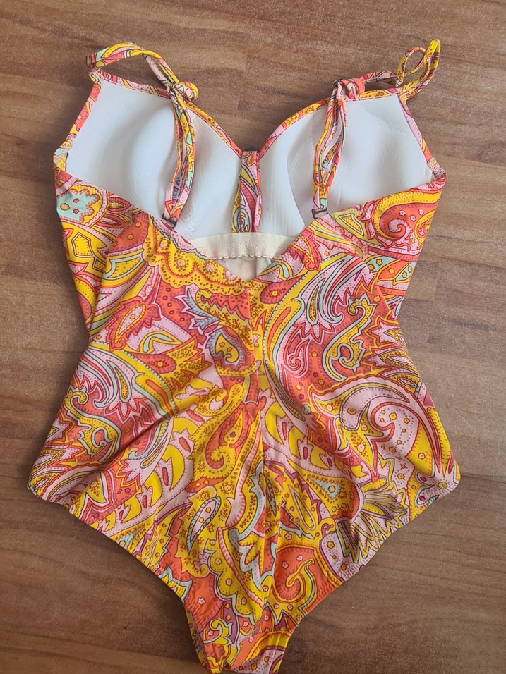 Etnik desenli renkli mayo - Görsel 4