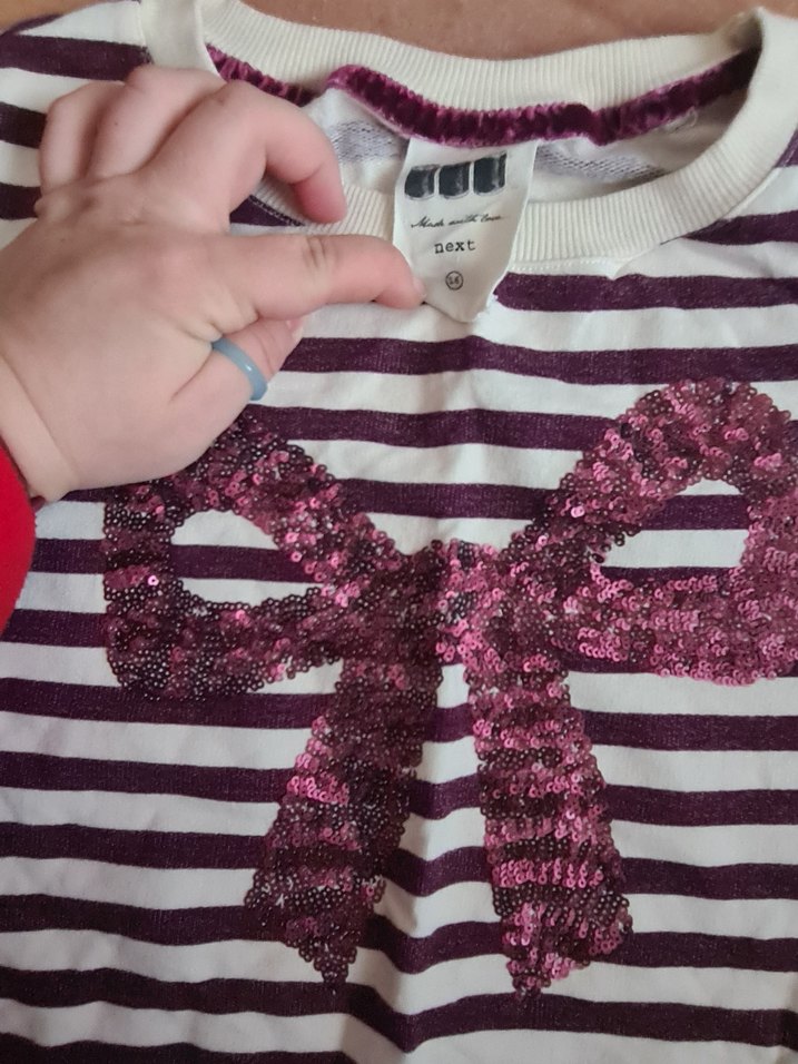 Çizgili sweatshirt - Görsel 3