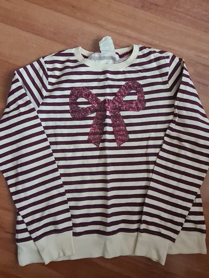 Çizgili sweatshirt - Görsel 2