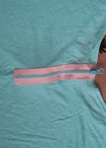 Yarasa kol turkuaz tşhirt - Görsel 6