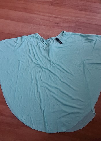 Yarasa kol turkuaz tşhirt - Görsel 3