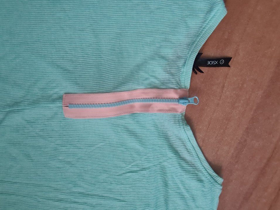 Yarasa kol turkuaz tşhirt - Görsel 5