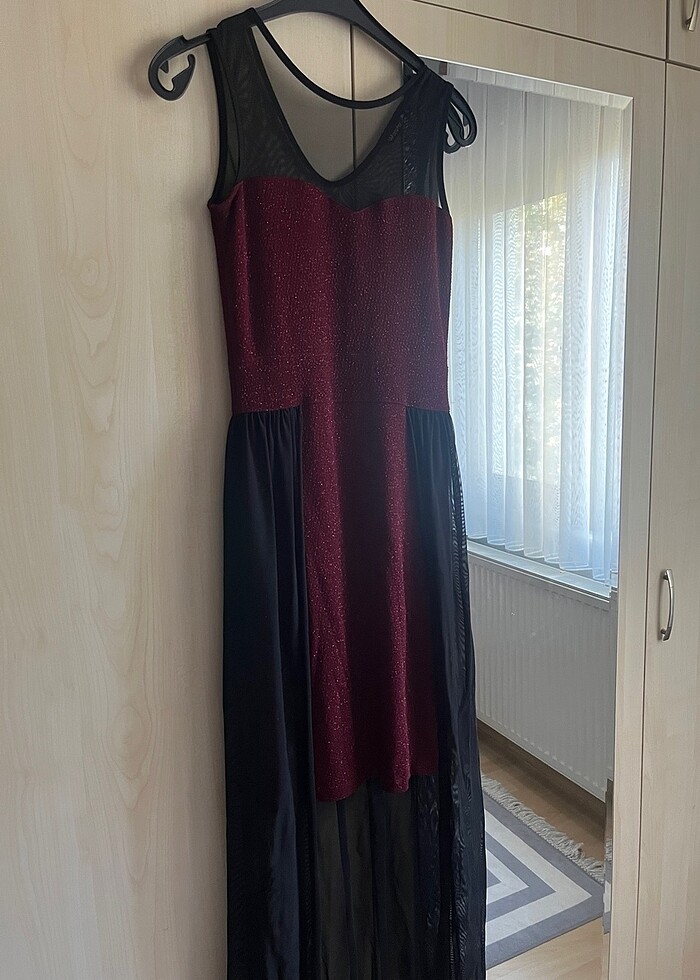 Bordo Abiye - Görsel 2