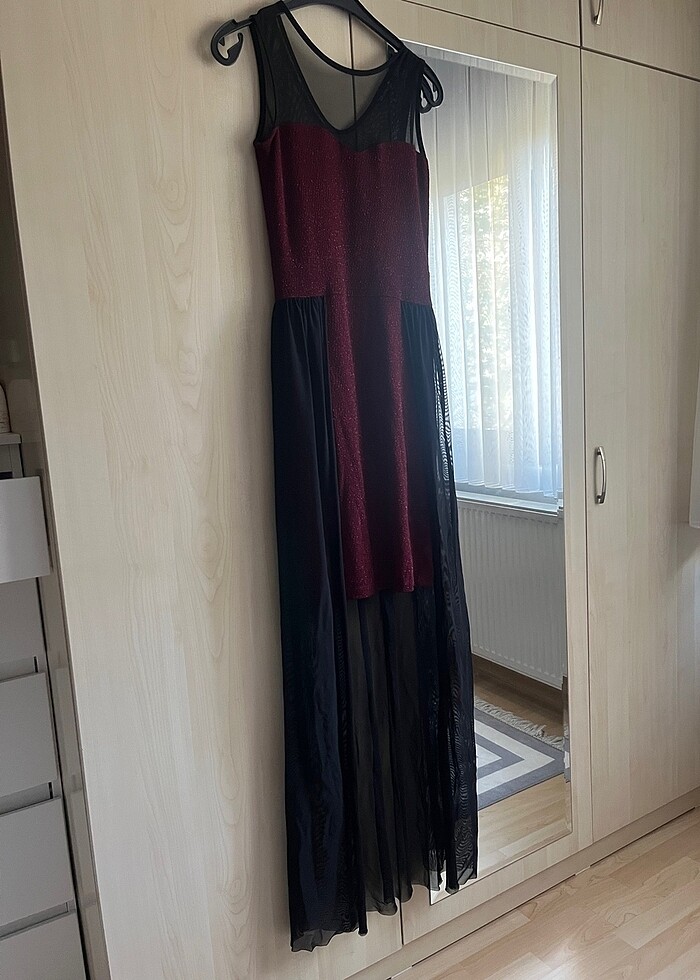 Bordo Abiye - Görsel 3