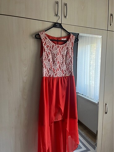 Turuncu Abiye - Görsel 3