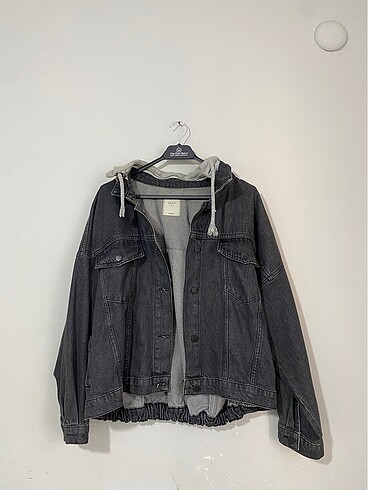 Quzu Kadın Oversize Kot Ceket