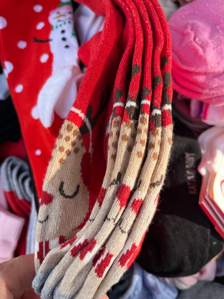 Renkli Tie-Dye Desenli Çorap - Görsel 4