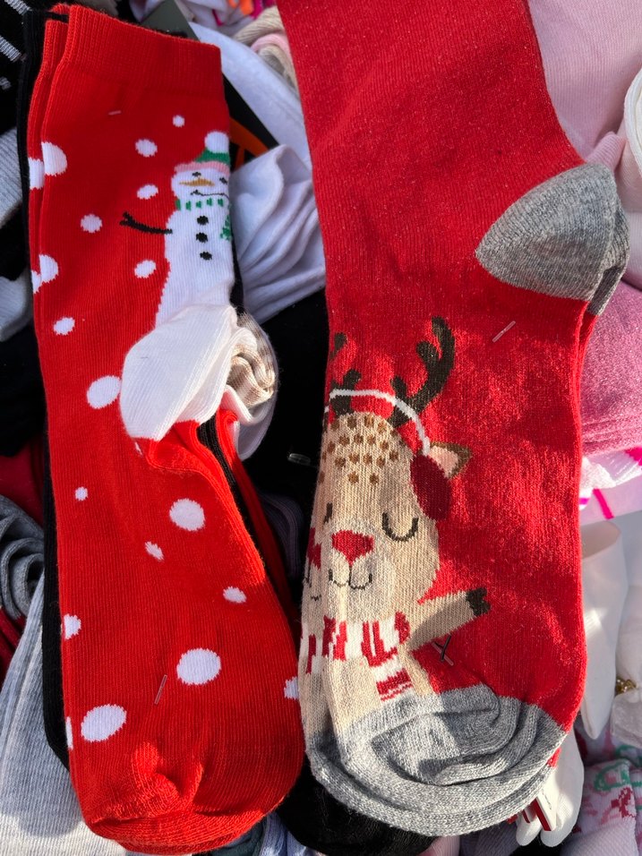 Renkli Tie-Dye Desenli Çorap - Görsel 5