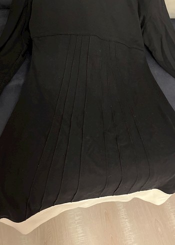 Degaje yakalı elbise - Görsel 4