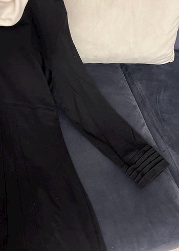 Degaje yakalı elbise - Görsel 3