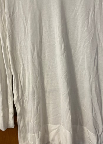 Beyaz V Yakalı Kadın Triko - Görsel 5