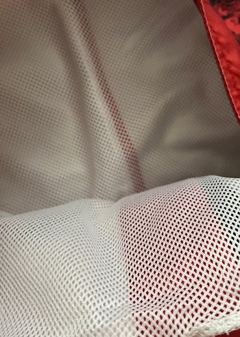 Kırmızı Baskılı Erkek Deniz Şortu - Görsel 7