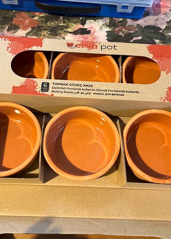 Kahverengi Toprak Kaplı 6'lı Kase Seti - Görsel 2