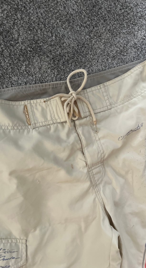 Gri Beyaz Mini Erkek Şort - Görsel 4