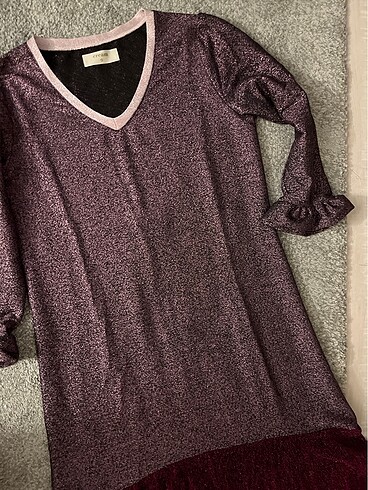 Simli elbise - Görsel 5