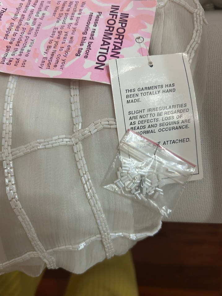 Kalın askılı , midi boy payetli abiye Beyaz Elbise - Görsel 3