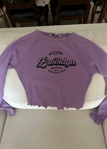 Mor Renkli Kadın tişört - Görsel 2