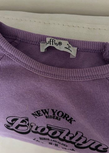 Mor Renkli Kadın tişört - Görsel 3