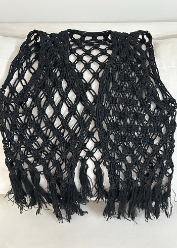 Siyah Örgü Kadın üst - Görsel 2