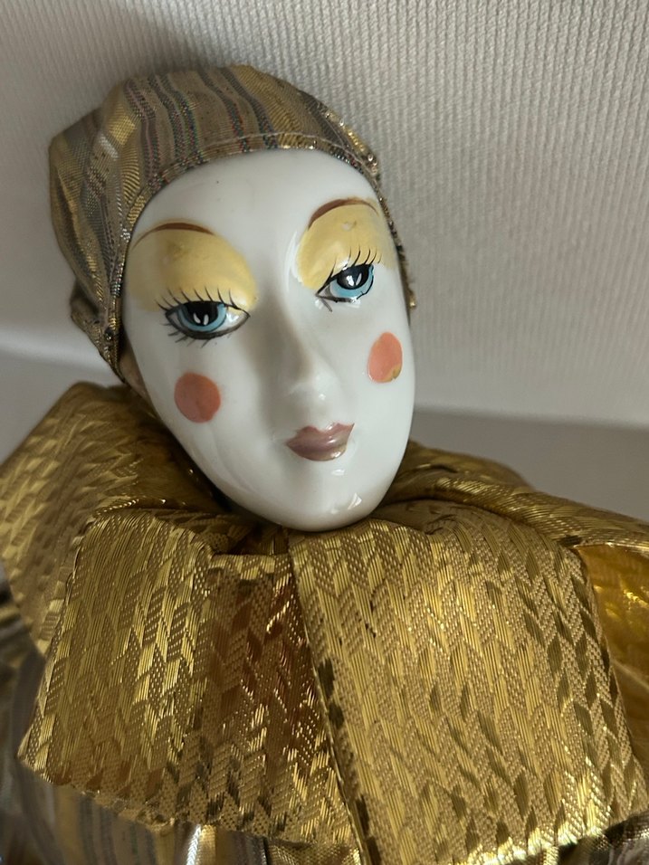 İtalyan Venedikten porselen kukla aksesuar - Görsel 2