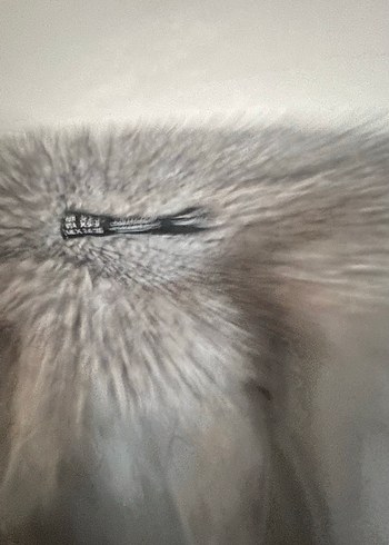 Gri Kürklü Kadın Kısa Mont - Görsel 2