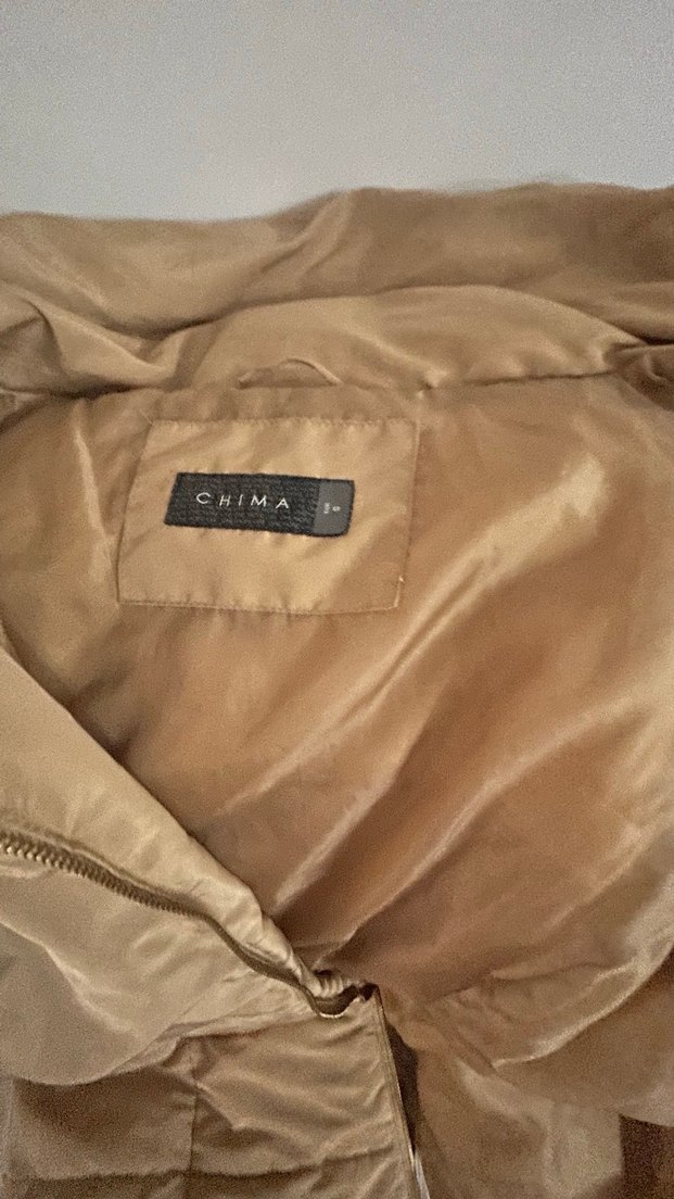 Chima marka  Kadın Kışlık Kemerli Kürklü mont - Görsel 4