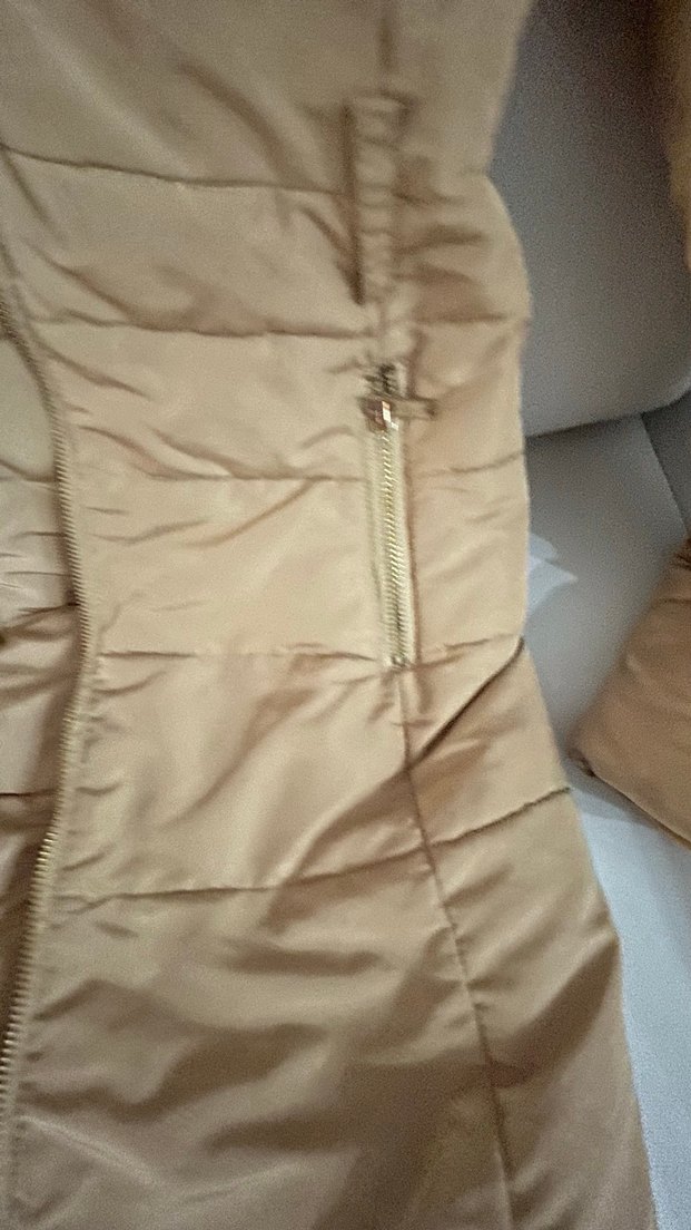 Chima marka  Kadın Kışlık Kemerli Kürklü mont - Görsel 5