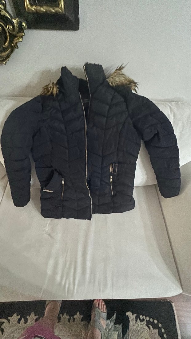 Kürklü Kadın Kışlık Mont - Görsel 2