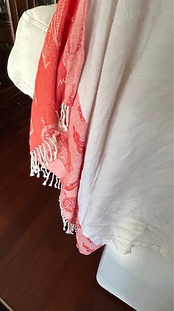 Çok kaliteli keten özel tasarım el işi plaj kıyafeti - Görsel 3