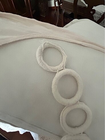 Çok kaliteli keten özel tasarım el işi plaj kıyafeti - Görsel 5