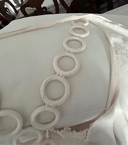 Çok kaliteli keten özel tasarım el işi plaj kıyafeti - Görsel 6