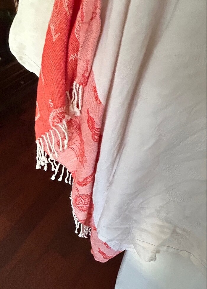 Çok kaliteli keten özel tasarım el işi plaj kıyafeti - Görsel 3