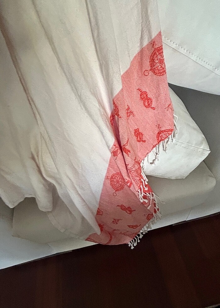 Çok kaliteli keten özel tasarım el işi plaj kıyafeti - Görsel 4