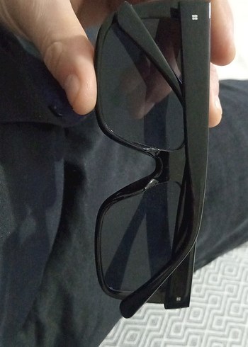 Kare Siyah Gözlük AVVA - Görsel 7