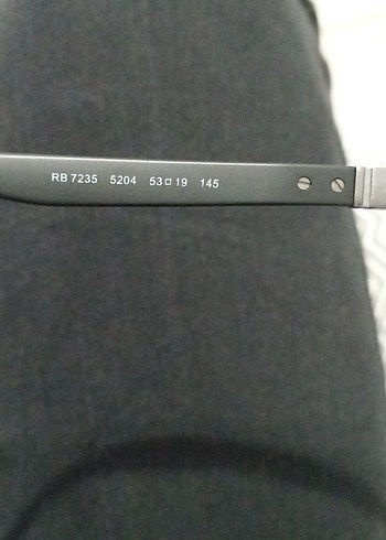 gri Ray-Ban erkek optik gözlük - Görsel 7