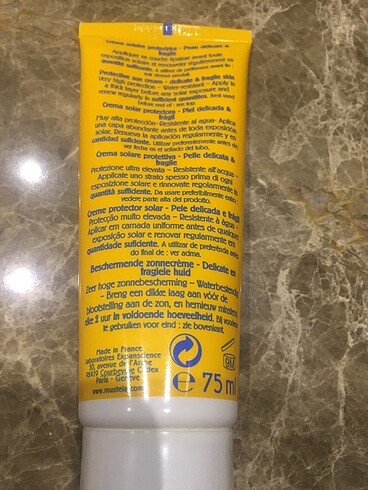 Beden Mustela 50+spf güneş kremi